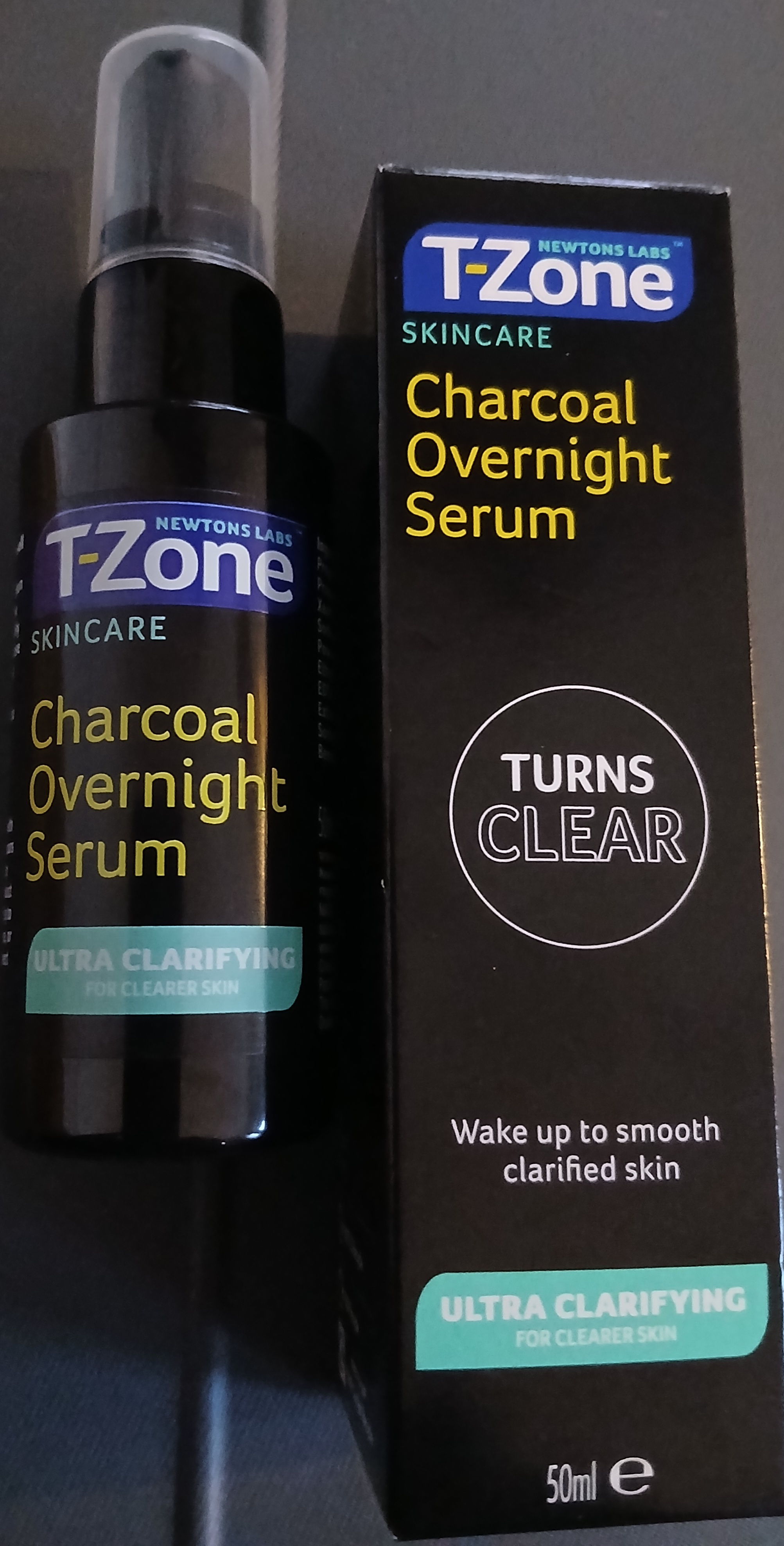 T-Zone Skincare Charcoal Overnight Serum,